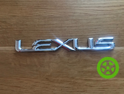 Эмблема надпись шильдик Lexus 190мм