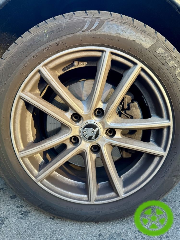 Колпачок Skoda на диски Borbet 74404