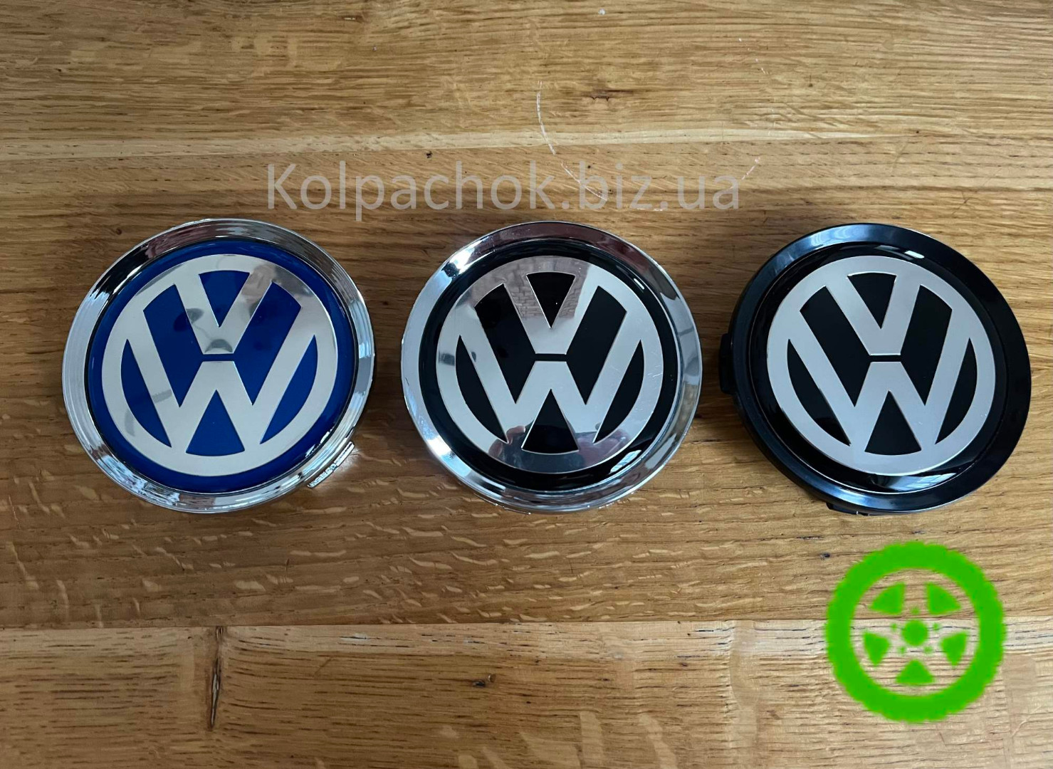 Ковпачок диска Volkswagen (74мм / 70мм) — для Mercedes, Dezent, PLW