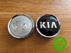 KIA center cap 74mm \ 70mm - fit wheels Rial, PLW, Dezent