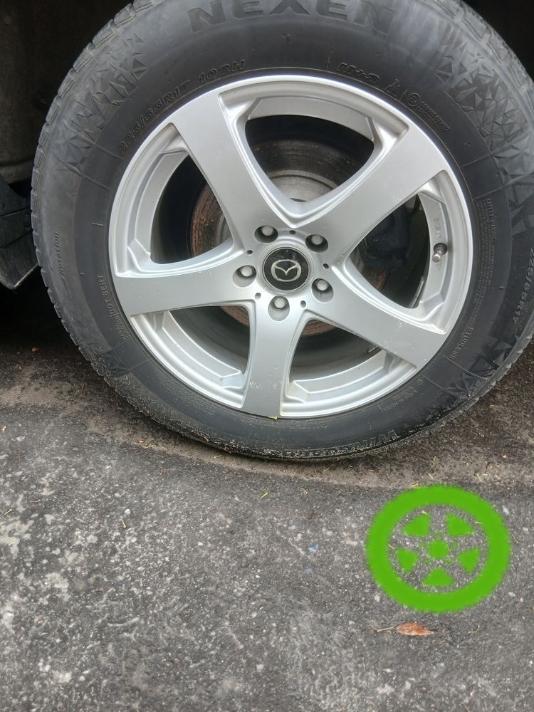 Ковпачок для дисків Mazda (68мм / 62мм) - для  Magma, Com4wheels, MSW
