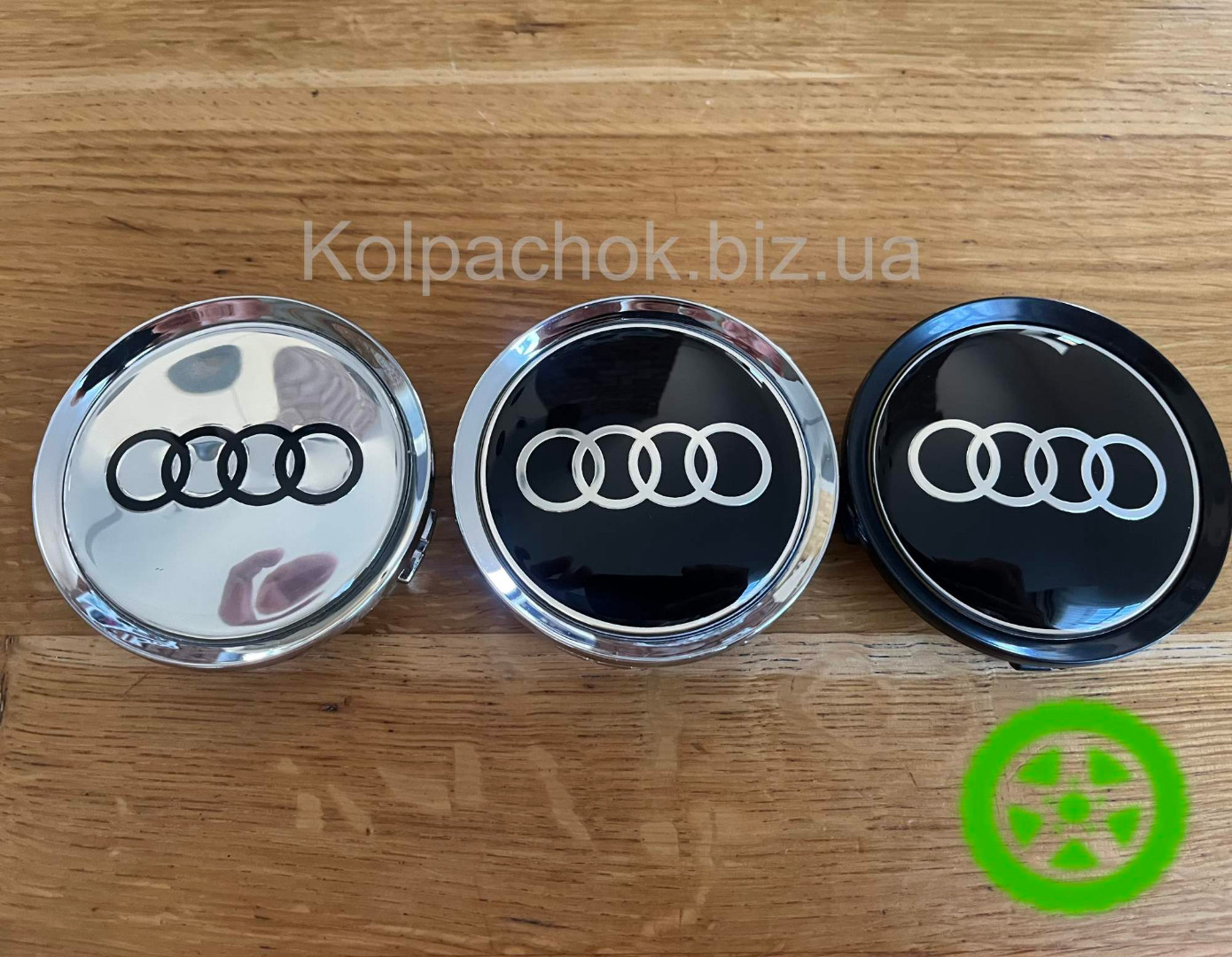 Колпачок Audi на диски Mercedes (74-70мм)