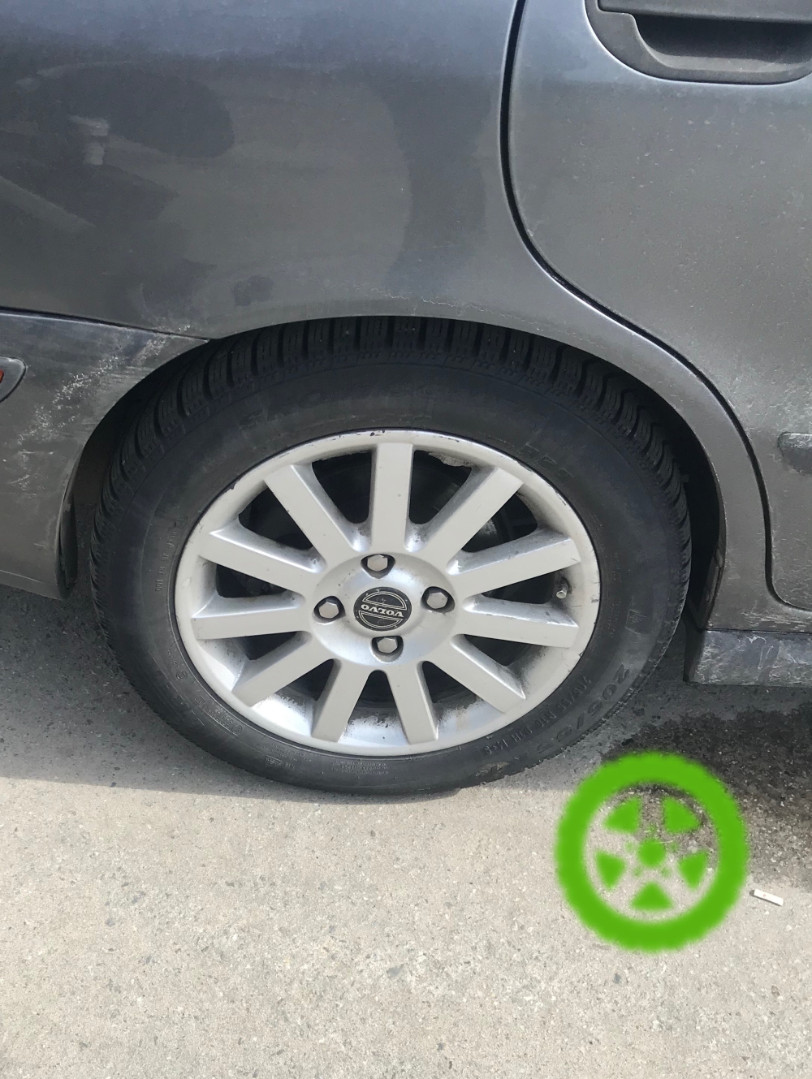 Оригінальний ковпачок диска Volvo 30638643 – 59мм / 56мм