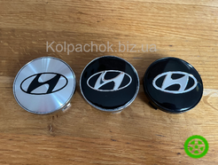 Ковпачок для  дисків Hyundai (60-56мм)