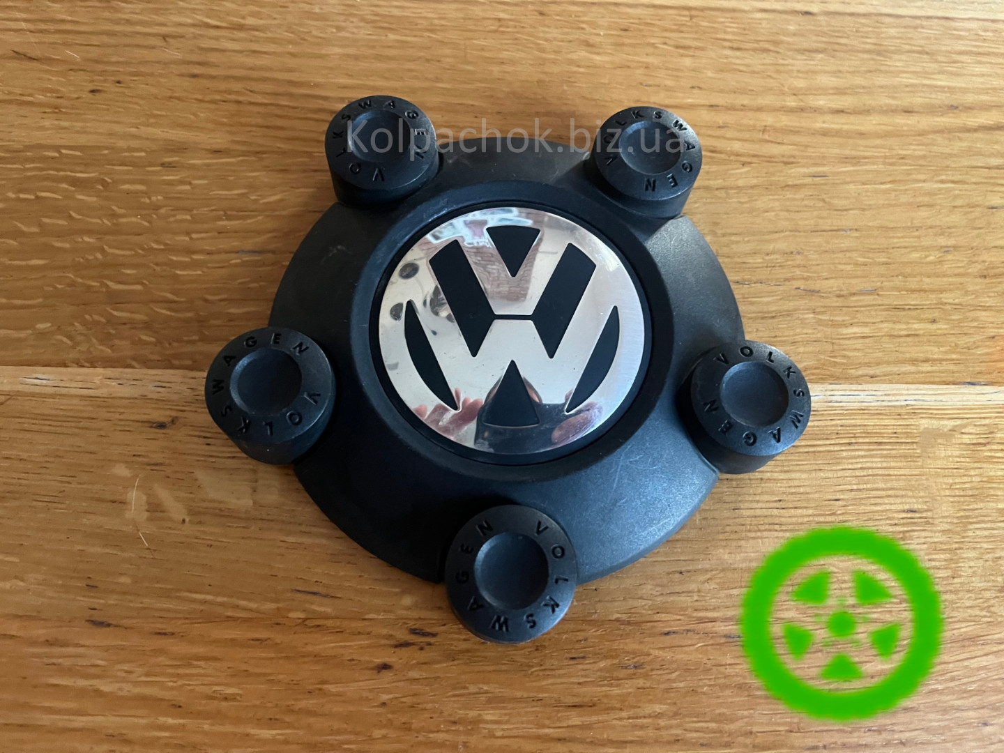 Volkswagen Steel Wheel Center Cap 5N0601169 (Genuine) – Caddy, Tiguan – 135mm
