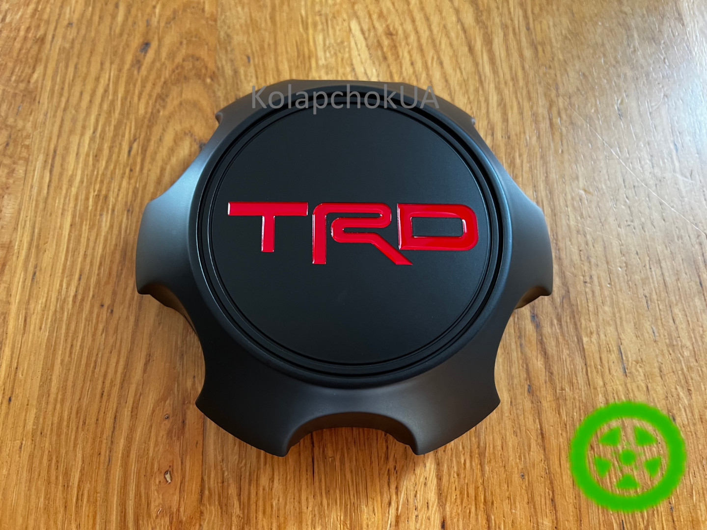 Toyota TRD Center Cap PTR20-35111-BK (133mm / 112mm) — fits 4Runner, Tacoma, FJ Cruiser