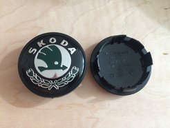 Wheel center caps Skoda for VW disks 3B7601171