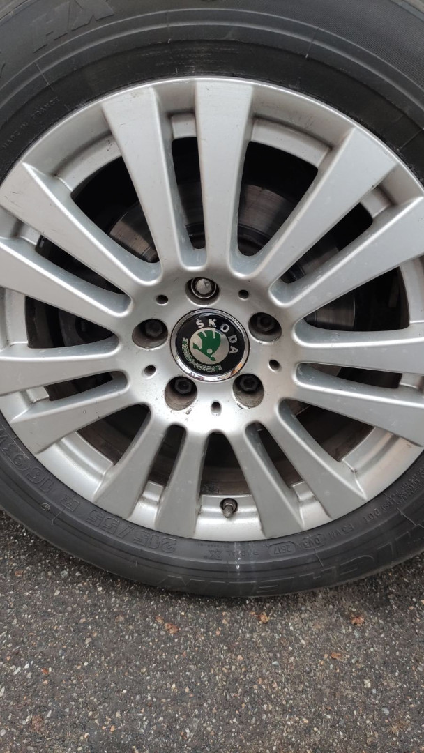 Ковпачок диска Skoda (74мм / 70мм) — для Rial, Dezent, Mercedes