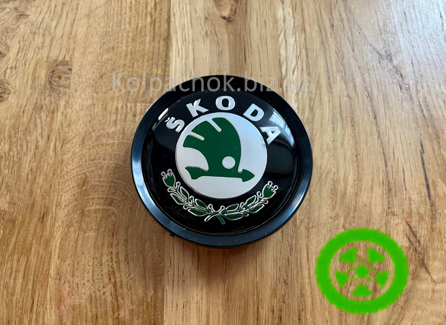 Ковпачок диска Skoda (74мм / 70мм) — для Rial, Dezent, Mercedes