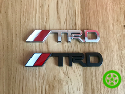 Эмблема TRD на крышку багажника 95мм