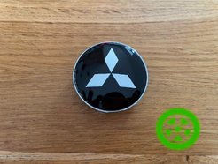 The center caps for alloy wheels  Mitsubishi (60-56mm)