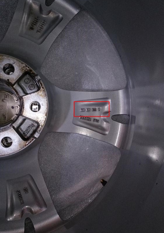 Где искать номер колесного диска